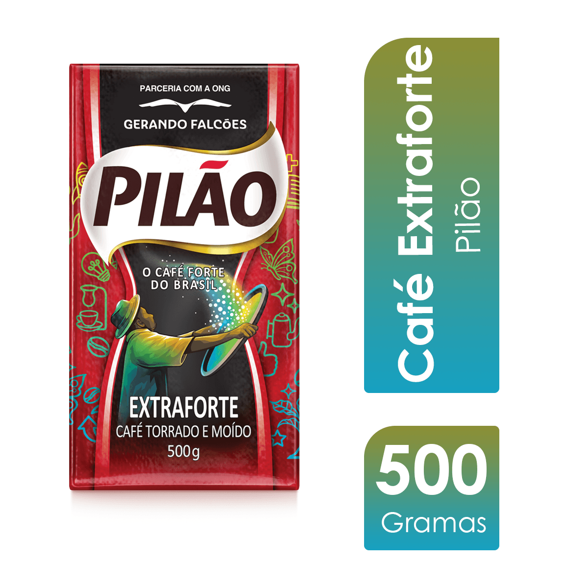 CAFÉ A VÁCUO EXTRA FORTE 500G PILÃO - Braslimpo